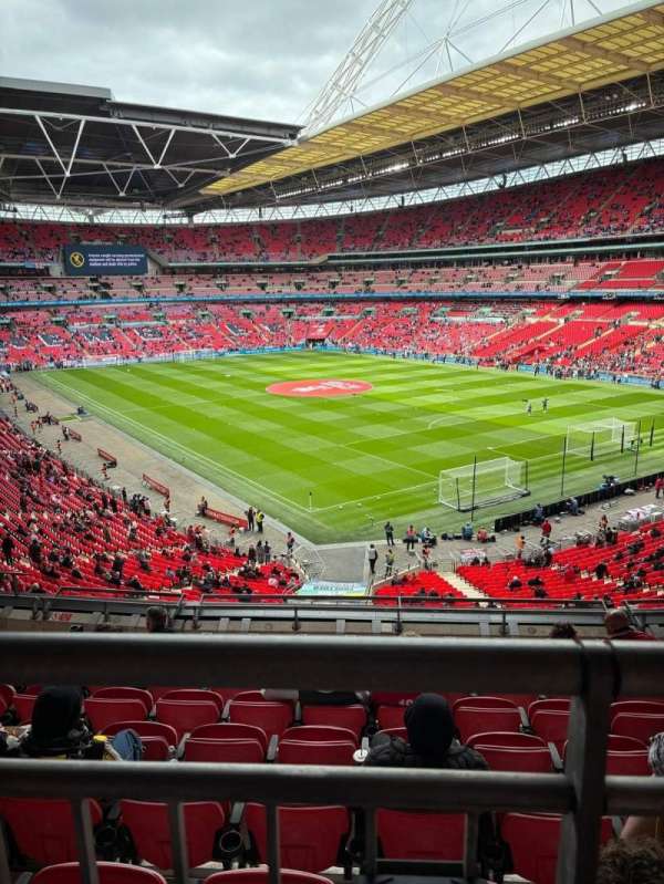 Wembley Stadium, bloc: 219, rangée: 8, place: 123