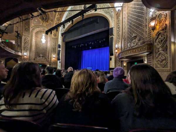 Paramount Theatre, Seattle, bloc: Main Floor 1, rangée: s, place: 8