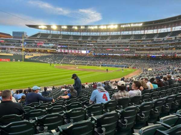 Target Field, bloc: 126, rangée: 24, place: 23