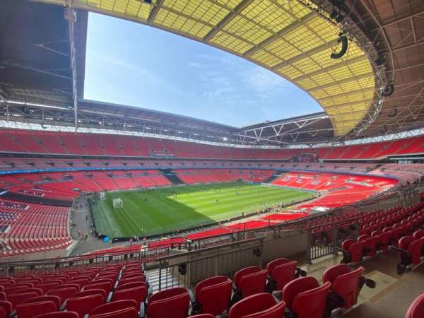 Wembley Stadium, bloc: 205, rangée: 16, place: 101