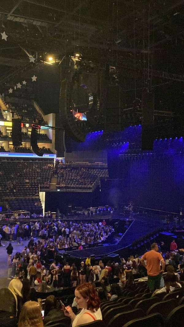 The O2, London, bloc: 111, rangée: X, place: 378