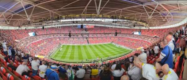 Wembley Stadium, bloc: 502, rangée: 38, place: 51