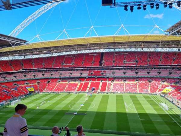 Wembley Stadium, bloc: 525, rangée: 12, place: 343