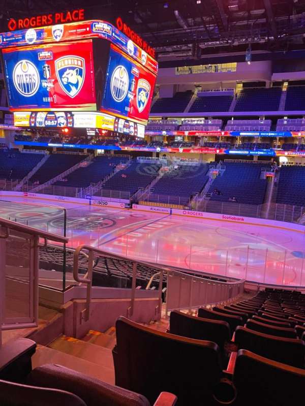 Rogers Place, bloc: 117, rangée: 25, place: 19