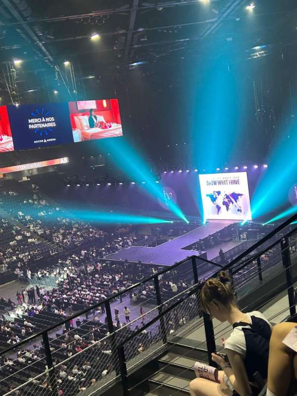 Accor Arena, bloc: Balcon D, rangée: 86, place: 14