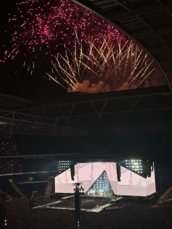 Wembley Stadium, bloc: 507, rangée: 1, place: 212