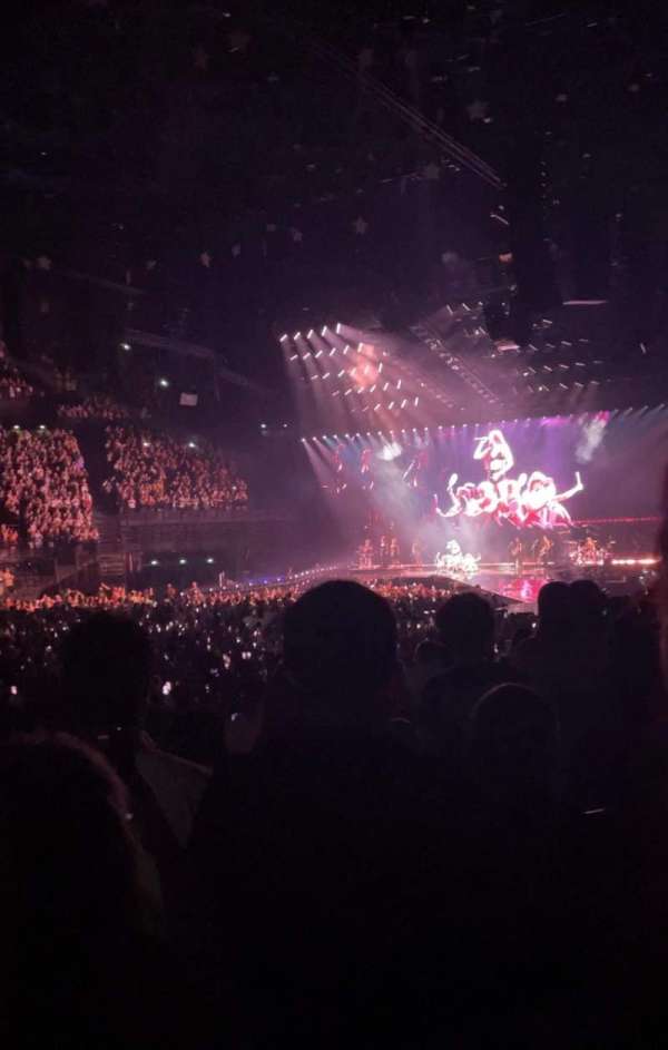 Accor Arena, bloc: Gradin E, rangée: 21, place: 11