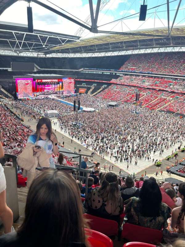 Wembley Stadium, bloc: 520, rangée: 17, place: 186