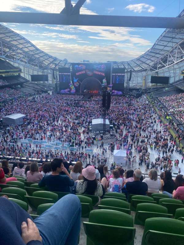 Aviva Stadium, bloc: 513, rangée: J, place: 26