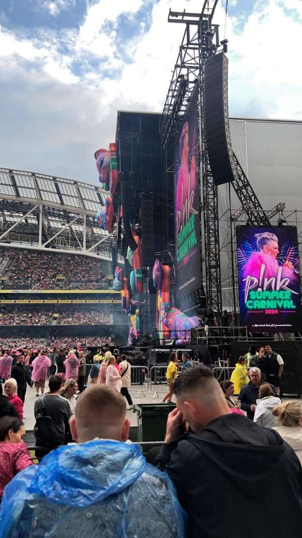 Aviva Stadium, bloc: 102, rangée: H, place: 21