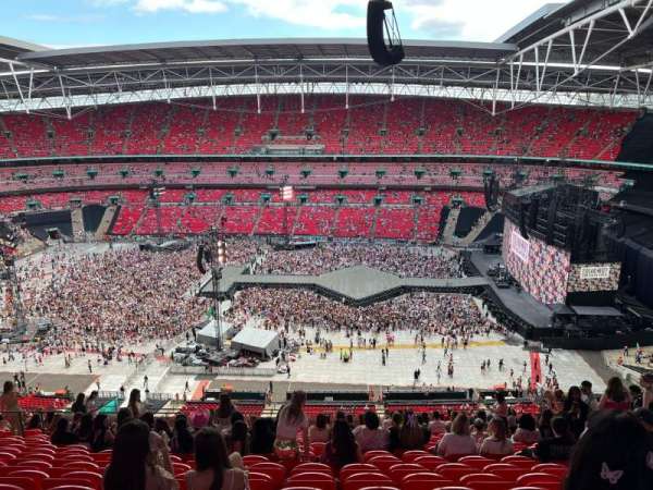 Wembley Stadium, bloc: 550, rangée: 19, place: 330