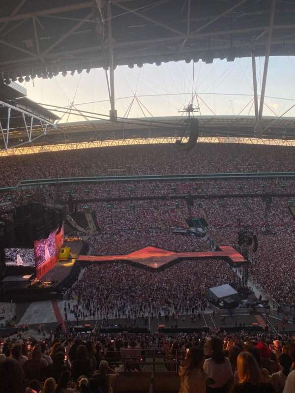 Wembley Stadium, bloc: 529, rangée: 29, place: 70