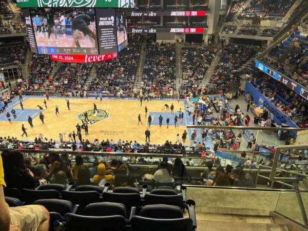 Wintrust Arena, bloc: 224, rangée: H, place: 1