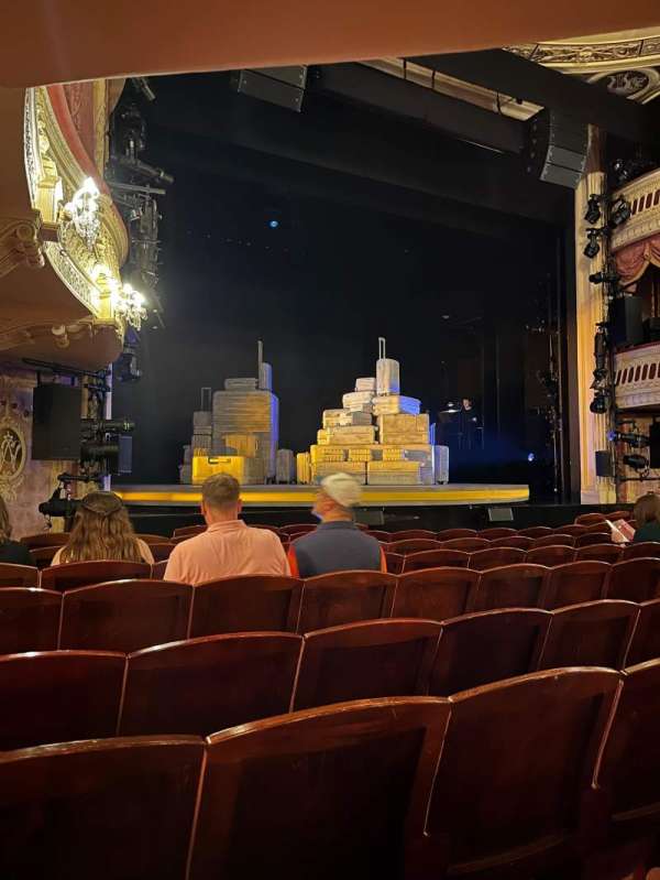 Criterion Theatre, bloc: Stalls, rangée: J, place: 21