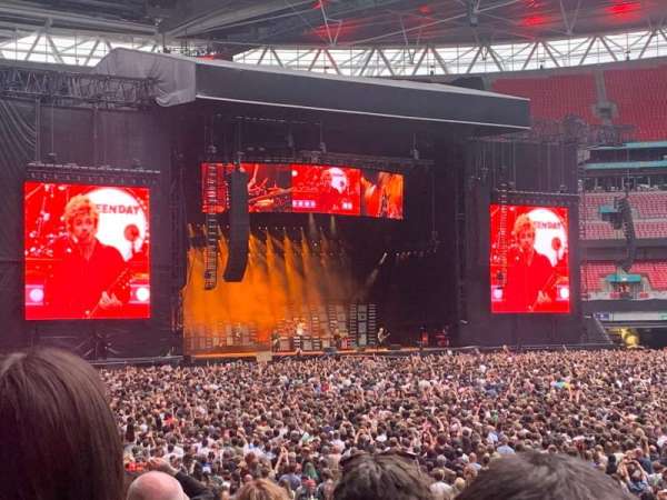 Wembley Stadium, bloc: 121, rangée: 18, place: 272