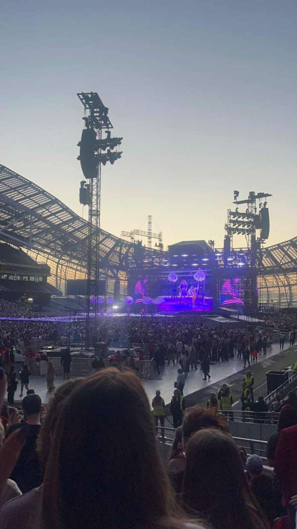 Aviva Stadium, bloc: 110, rangée: X, place: 16