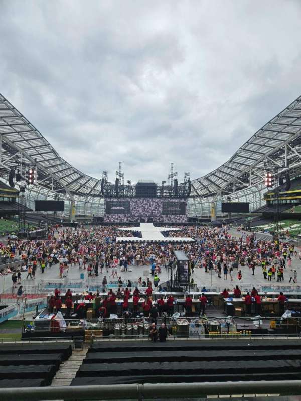 Aviva Stadium, bloc: 316, rangée: B, place: 23
