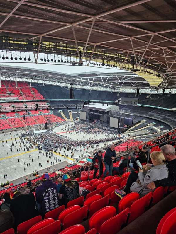 Wembley Stadium, bloc: 504, rangée: 31, place: 115