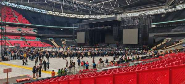 Wembley Stadium, bloc: 102, rangée: 20, place: 67
