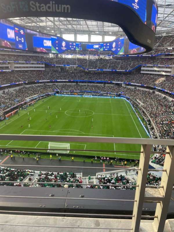 SoFi Stadium, bloc: 337, rangée: 3, place: 6