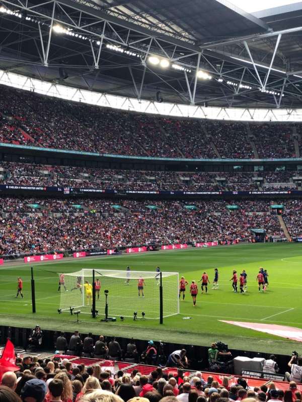 Wembley Stadium, bloc: 110, rangée: 24, place: 219
