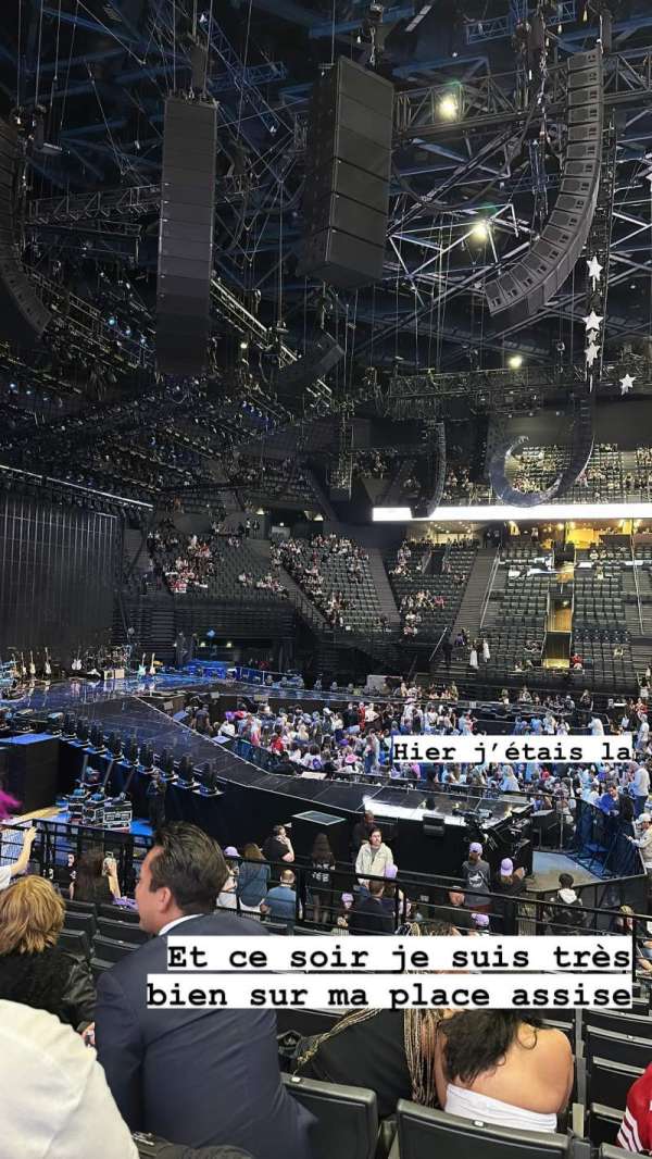 Accor Arena, bloc: Gradin O, rangée: 17, place: 3