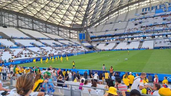 Stade Vélodrome, bloc: Ganay U, rangée: 16, place: 11