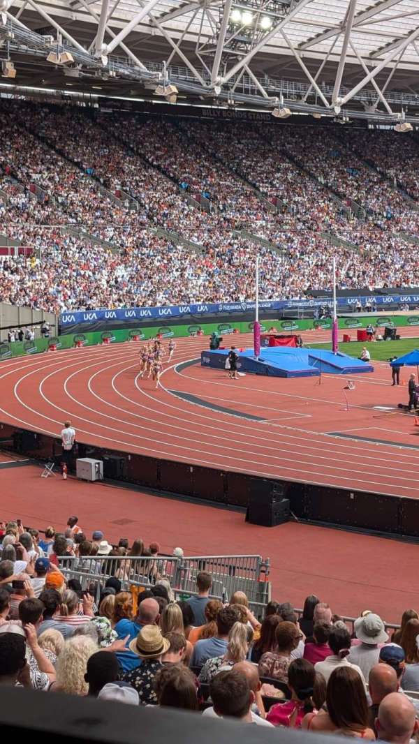 London Stadium, bloc: 154, rangée: 26, place: 543