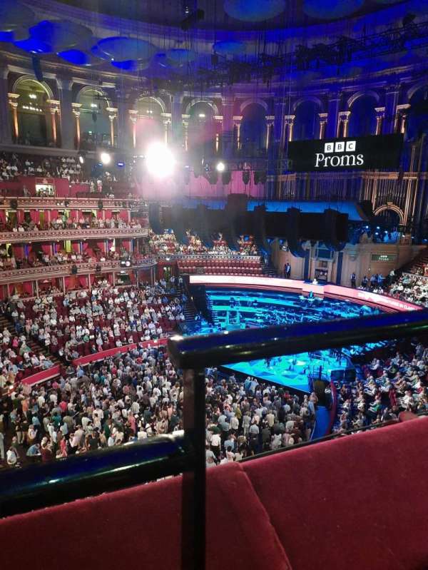 Royal Albert Hall, bloc: Rausing Circle V, rangée: 1, place: 149