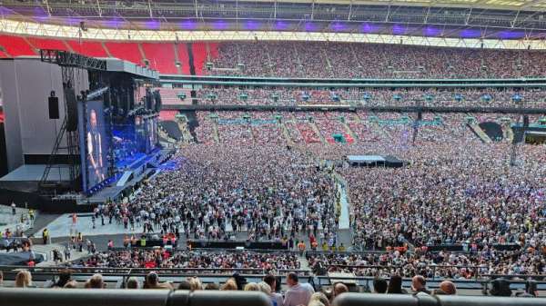 Wembley Stadium, bloc: 229, rangée: 8, place: 69