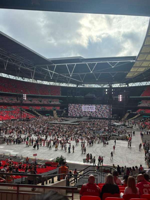 Wembley Stadium, bloc: 109, rangée: 42, place: 193