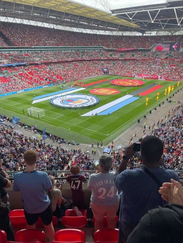 Wembley Stadium, bloc: 535, rangée: 5, place: 248
