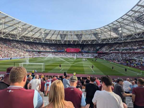 London Stadium, bloc: 153, rangée: 23, place: 542