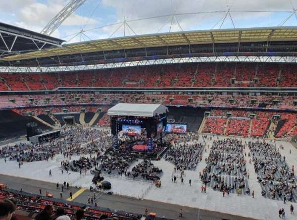 Wembley Stadium, bloc: 524, rangée: 7, place: 321
