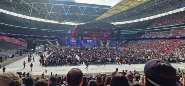 Wembley Stadium, bloc: 113, rangée: 29, place: 52