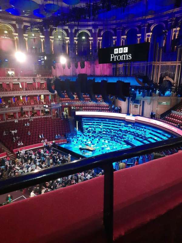 Royal Albert Hall, bloc: Rausing Circle W, rangée: 1, place: 159