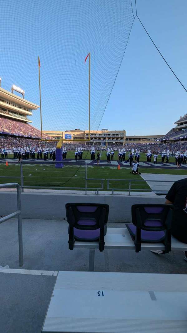 Amon G. Carter Stadium, bloc: 114, rangée: c, place: 15