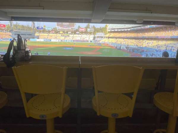 Dodger Stadium, bloc: 7FD, rangée: DR, place: 4
