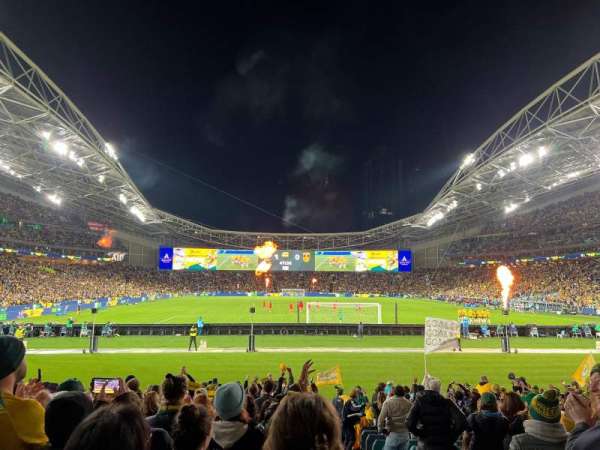 Accor Stadium, bloc: 118, rangée: 18, place: 55