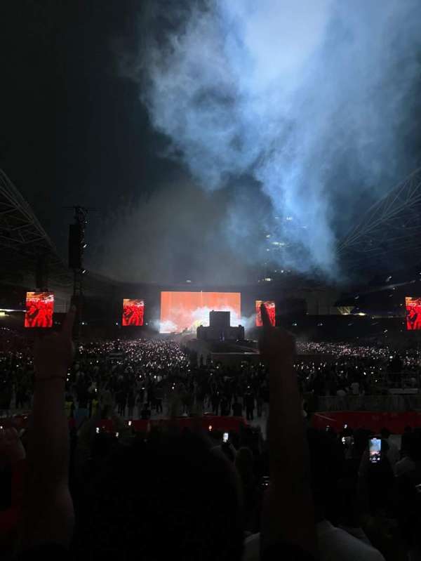 Accor Stadium, bloc: 118, rangée: 19, place: 45
