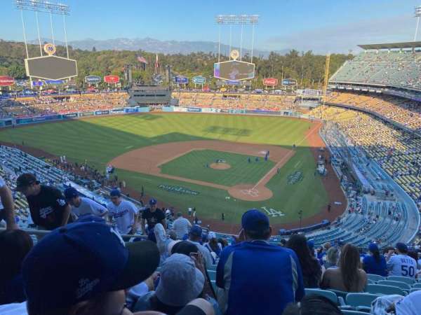 Dodger Stadium, bloc: 5RS, rangée: O, place: 20