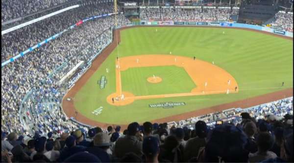 Dodger Stadium, bloc: 10TD, rangée: N, place: 6
