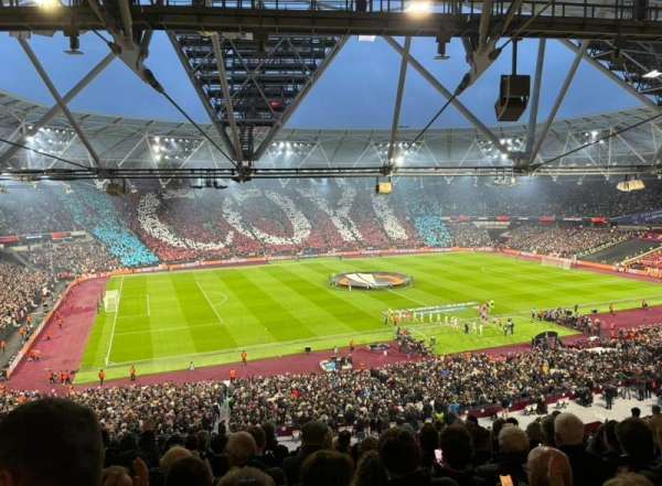 London Stadium, bloc: 205, rangée: 58