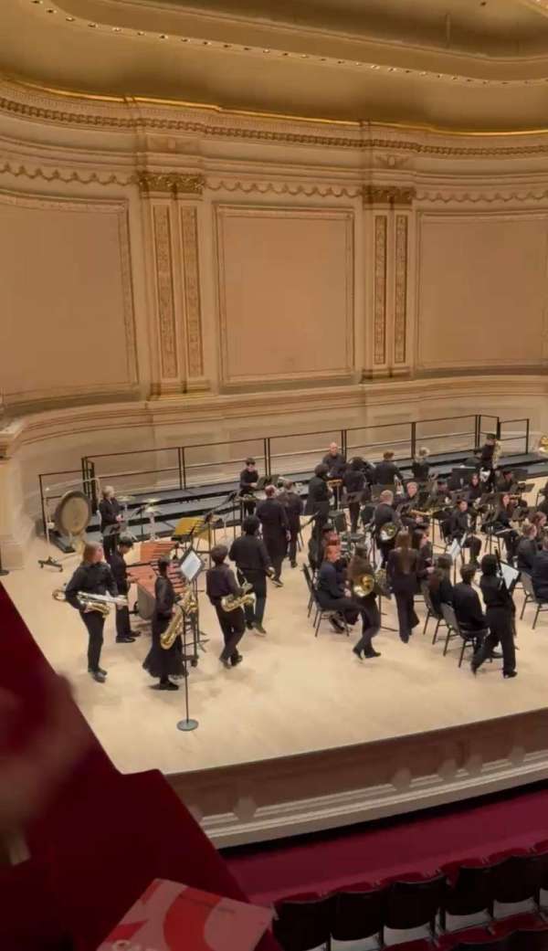 Carnegie Hall, bloc: Box 55, rangée: 1, place: 2
