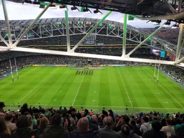 Aviva Stadium, bloc: 504, rangée: HH, place: 11