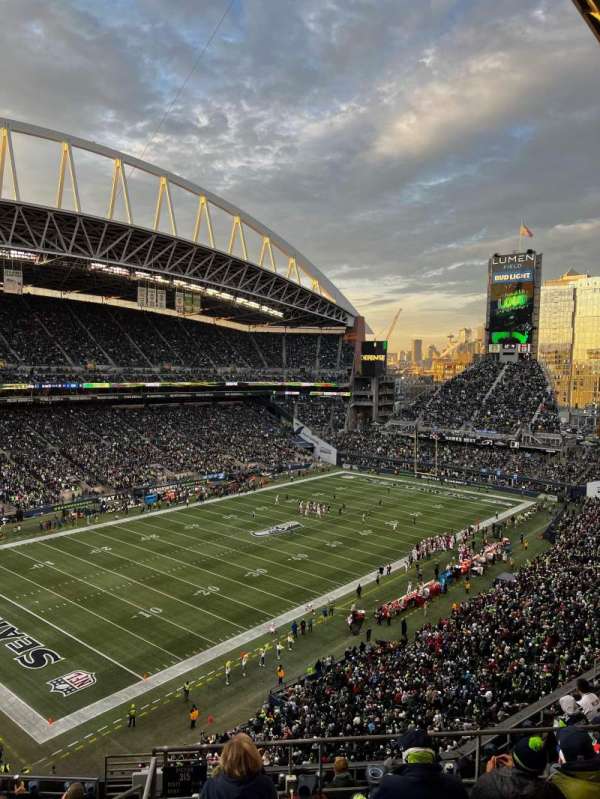 Lumen Field, bloc: 316, rangée: G, place: 7