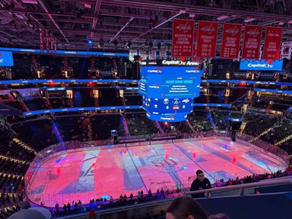 Capital One Arena, bloc: 433, rangée: G, place: 4