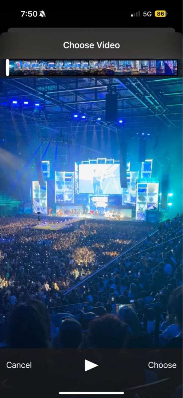 Ziggo Dome, bloc: 105, rangée: 15, place: 51