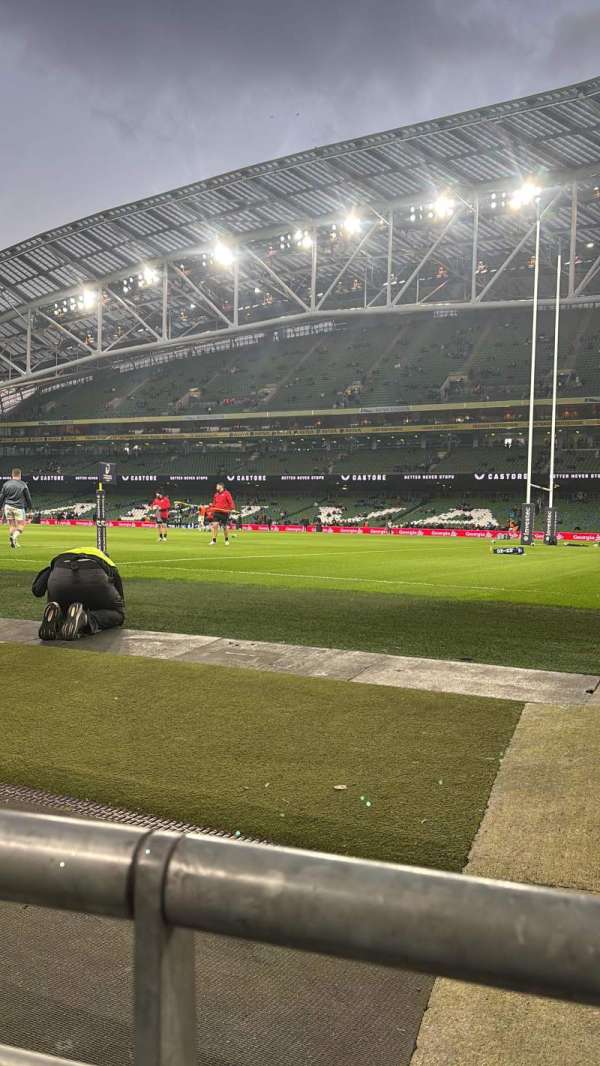 Aviva Stadium, bloc: 120, rangée: A, place: 15