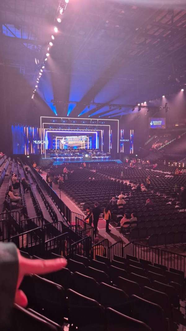 AO Arena, bloc: 106, rangée: K, place: 8